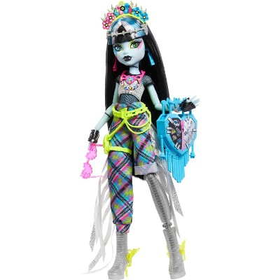 Monster High 12.5 Fest Frankie Stein Fashion Doll With Festival Outfit Band Poster And Accessories Target