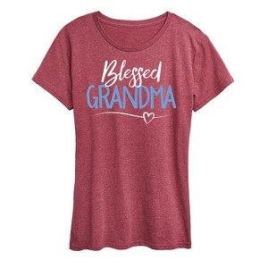 Women's - Instant Message - Blessed Grandma Short Sleeve Graphic T-Shirt - 1 of 4