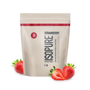 Isopure Low Carb Natural Strawberry Protein Powder - 1lb - 1 of 4