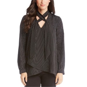 Karen Kane Womens Criss-Cross Pullover Blouse - 1 of 1