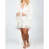 Women's Satin & Lace Short Robe - Kilo Brava - 2 of 4