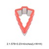 Unique Bargains Biscuit Cutter Medium Christmas Tree Cookie Cutter Hand Wash Stainless Steel Plastic 2.5"x3.2"1.6" 1Pcs - 3 of 4