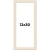 PosterPalooza | 12x30 Wide Barnwood Picture Frame, UV Acrylic, 6 Finishes - Grey, Brown, White, and Black - 2 of 4