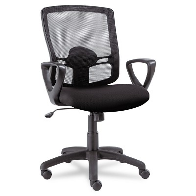 Alera Etros Series Mesh Mid-Back Swivel/Tilt Chair Black ET42ME10B