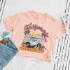 Simply Sage Market Women's California Beachin' Car Short Sleeve Relaxed Fit Cropped Tee - 2 of 4