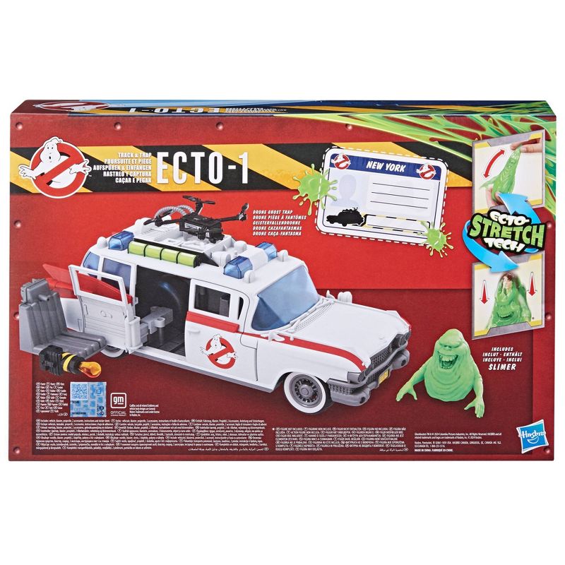 Ghostbusters Track and Trap Ecto-1 Toy Vehicle with Slimer Figure, 6 of 11