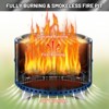 Portable Smokeless Firepit with Stand, Bonfire Wood Burning Fire Pit for Camping & Picnic Outside, Stainless Steel Fire Pit with Carry Bag - 3 of 4