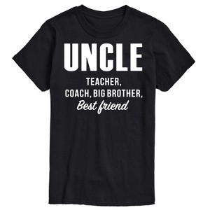 Men's - Instant Message - Uncle, Teacher, Big Brother, Best Friend Short Sleeve Graphic T-Shirt - 1 of 4