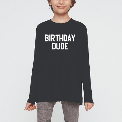 The Juniper Shop Birthday Dude Bold Youth Long Sleeve Tee