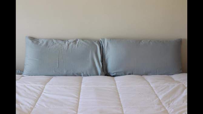 2pk Egret Aiden Chevron Throw Pillows and Throw Blanket White - Decor Therapy, 2 of 10, play video