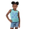 The Juniper Shop Nautical Checkered Coquette Toddler Tank - 3 of 4