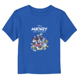 Mickey & Friends Distressed Retro Group T-Shirt - 1 of 3