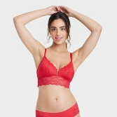 Avenue Body  Women's Plus Size Comfort Cotton Wire Free Lace Bra - Beige -  48dd : Target