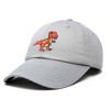 Dalix T-Rex Embroidered Cotton Dad Hat Adjustable Baseball Cap Mens - 4 of 4