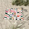 Ninola Design Watercolor checker Yuletide Picnic Blanket - Deny Designs - 3 of 3