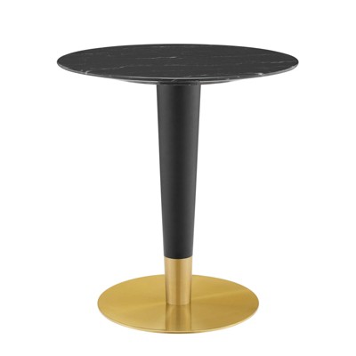 Modway Zinque 28" Artificial Marble Dining Table