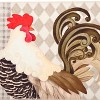 Olivia's Home Royal Rooster Doormat – Indoor Farmhouse Accent Mat, Hand-Hooked Design, 22" x 32", Country Kitchen Decor - 2 of 3