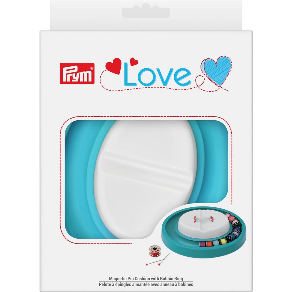 Photos - Accessory Prym Love Magnetic Pin Cushion with Bobbin Ring 