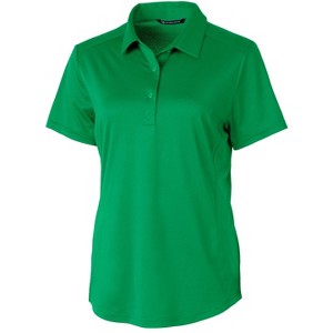 Cutter & Buck Prospect Textured Stretch Womens Short Sleeve Polo Shirt - 1 of 2