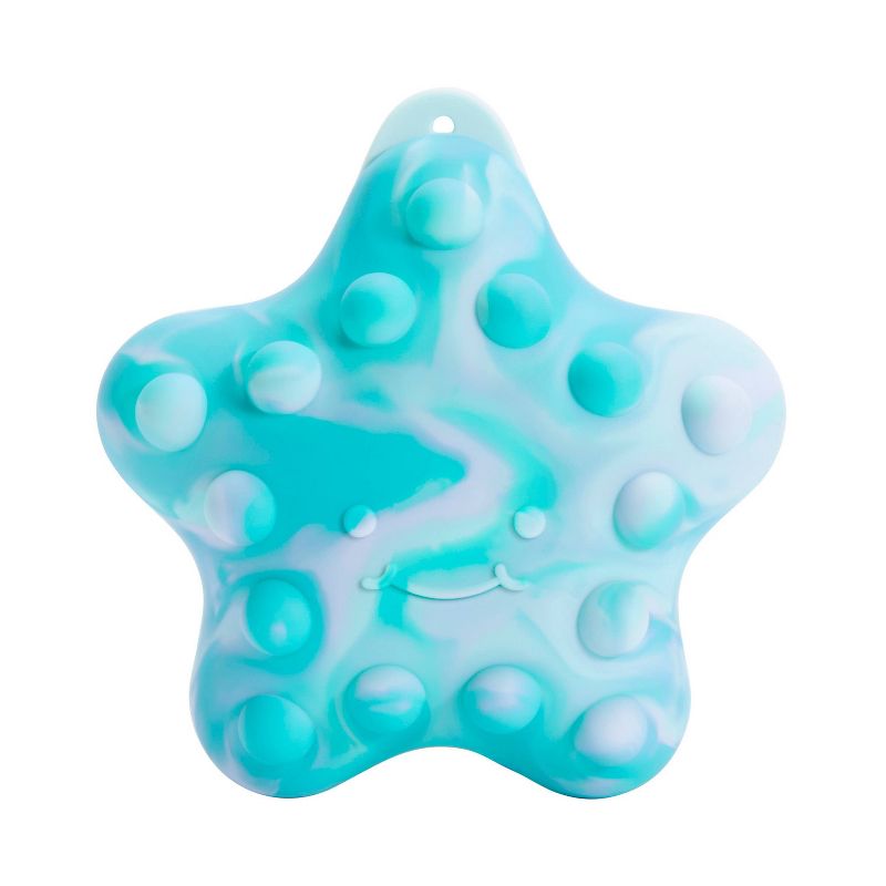Munchkin Pop Squish Popping Mold-Free Sensory Baby Fidget Bath Toy Without Holes - Starfish, 1 of 6