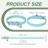Unique Bargains Dog Collar with Bell Adjustable Buckle PU Leather Dog Collars - 2 of 4