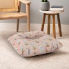 CoastL Studio Crane Peach Square Floor Pillow - Deny Desings - 4 of 4
