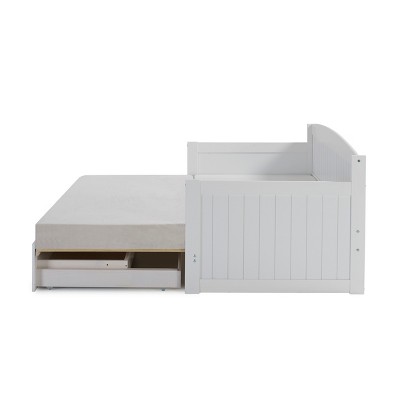 White Pine King Daybed with Storage Drawers