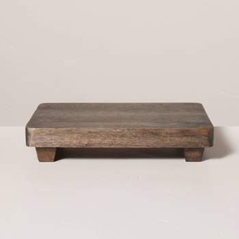 10"x13" Footed Wood Serving Trivet - Hearth & Hand™ with Magnolia