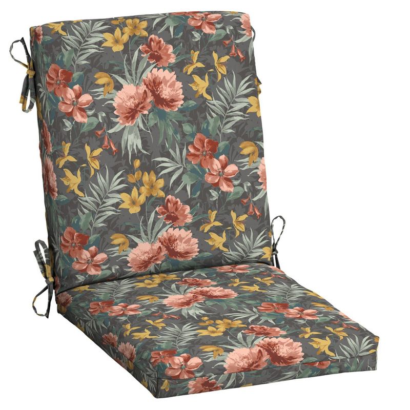 Arden 44"x20" Outdoor High Back Dining Chair Cushion, 1 of 7