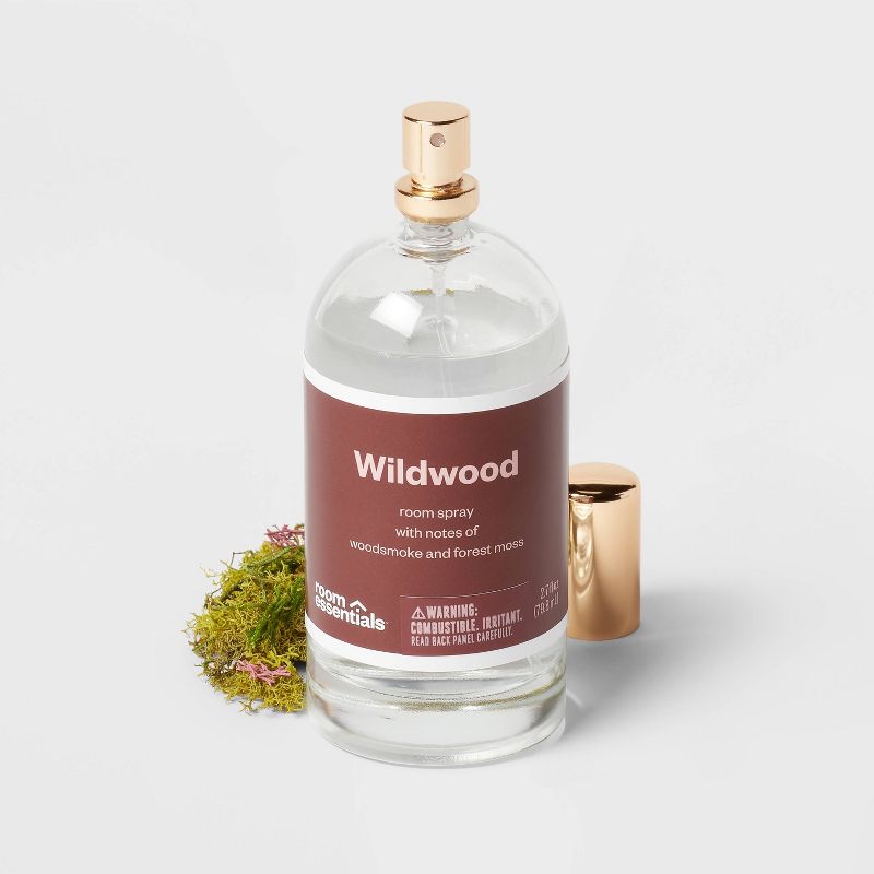 2.7 fl oz Clear Glass Room Spray Wildwood - Room Essentials&#8482;, 4 of 5