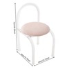 YIYIBYUS Modern Minimalist Acrylic Chair, Makeup Chair, Acrylic Clear Desk Chair - 3 of 4