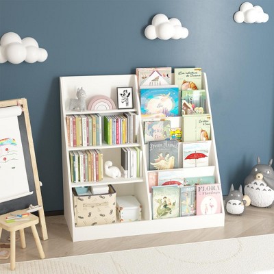 Lycvki Kids Bookshelf and Toy Storage Organizer for Kids, Children, Toddlers