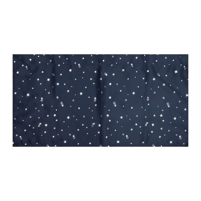 Unique Bargains Blackout Curtains Short Window Curtains 39.37"L x 19.69"W Navy Blue