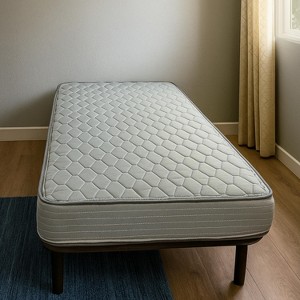 Okak Memory Foam Mattress with Bonnell Coils, Preasure-Relief Firm Mattress Mattress in a Box for Home, Hotel, Rental Properties, Gray - 1 of 4