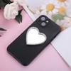 Unique Bargains Rhinestone Heart Mirror Phone Case Decoration 1 Pc - 2 of 4