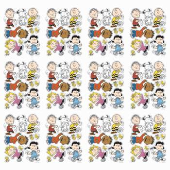 Eureka® Peanuts® Classic Characters Window Clings, 12 Sheets