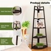 Kumasinova 70 Inch Bookshelf,Modern 5-Tier Display Corner Bookcase Storage Organzier for Living Room,Bedroom,Office,Kitchen - 4 of 4