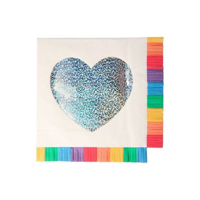 Meri Meri Rainbow Fringe Large Napkins