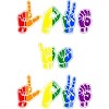 Adult Design By Humans Love Is Love Sign Language Pride By ToruSanogawa T-Shirt - 2 of 2