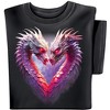 Collections Etc Heart of Dragons Short Sleeve Graphic Tee - 2 of 4