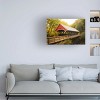 Trademark Fine Art - Richard Wong Flume Covered Bridge Canvas Art - image 2 of 4