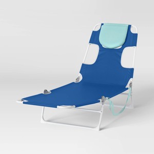 Outdoor Portable Folding Beach Lounger Chair - Sun Squad™ - 1 of 4