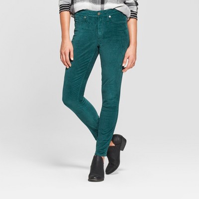 green velvet jeans