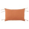 13"x21" Oversize Vibe by Bhodi Warm Lumbar Throw Pillow Cover Taupe/Terracotta - Jaipur Living: Cotton Woven, Removable, Indoor Use - 2 of 4