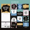 The Gifted Stationery 2026 Square Wall Calendar, Life The Struggle Is Real, 16-Month Funny Corner Theme with 180 Reminder Stickers (12x12 In) - 4 of 4