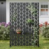 72" H Dovelina Outdoor Privacy Screen Decorative Garden Fence - 2 of 4