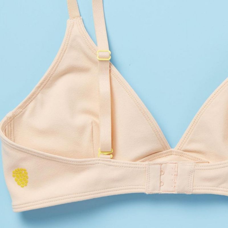 Yellowberry Girls' Triangle Full-Coverage Bra with Convertible Straps, 3 of 7