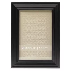 Lawrence Frames 4x6 Classic Detailed Black Picture Frame 535446