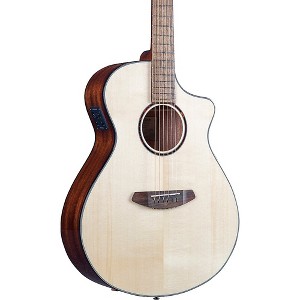 Breedlove Discovery S Concert CE European Spruce-African Mahogany Acoustic-Electric Guitar Natural - 1 of 4