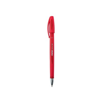 Staples SonixGel-Ink Pens Medium Point Red Dozen 13668-CC